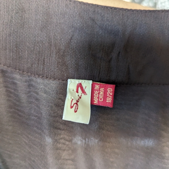 Seven7 Brown Y2K Top - Picture 4 of 8
